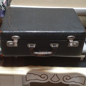 Super vintage wood/leather suitcase